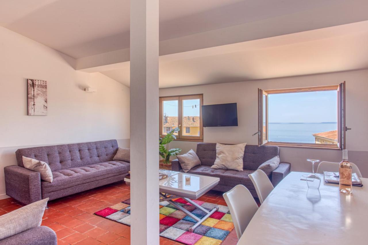 Le Gilly 6 - F3 Exceptionnel, Vue Mer, Moderne, Climatisation, Vieux-Ницца Экстерьер фото