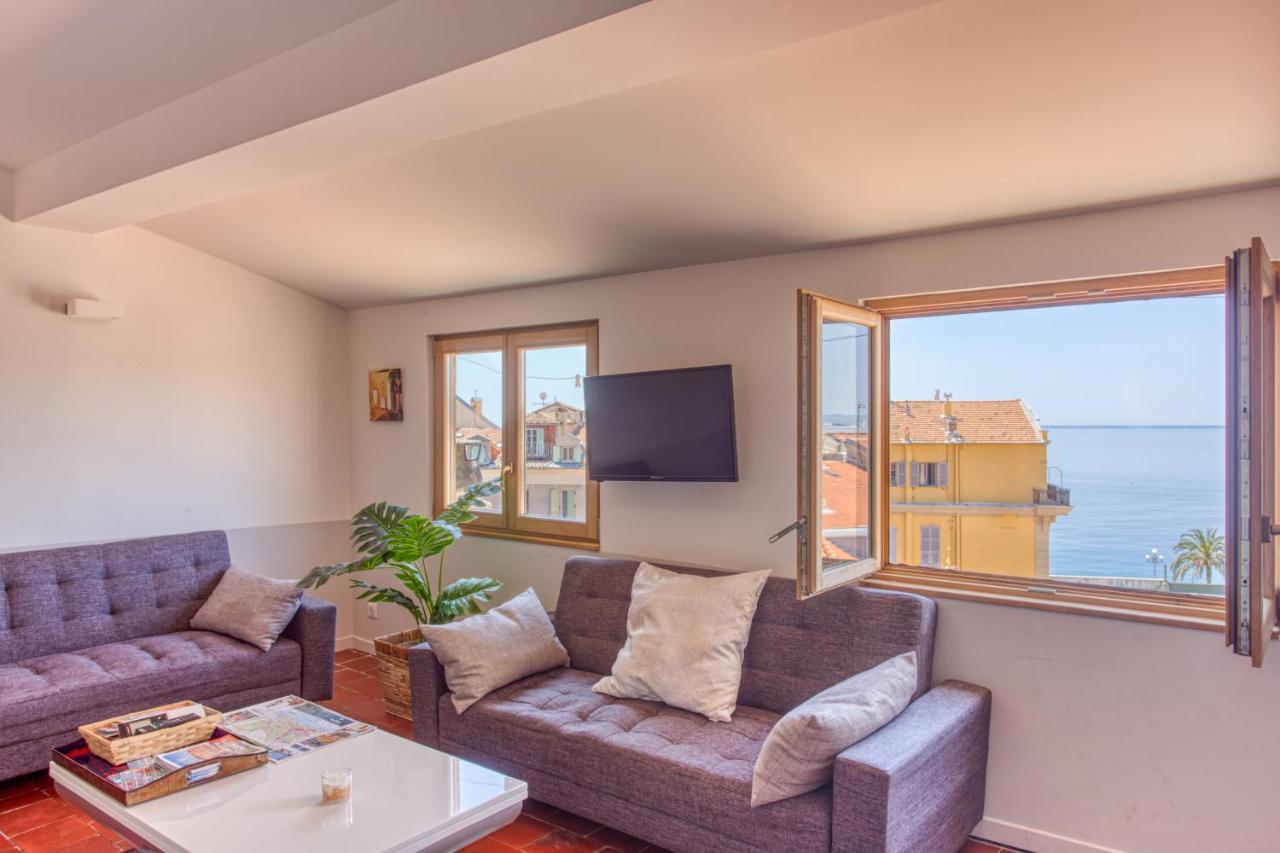 Le Gilly 6 - F3 Exceptionnel, Vue Mer, Moderne, Climatisation, Vieux-Ницца Экстерьер фото